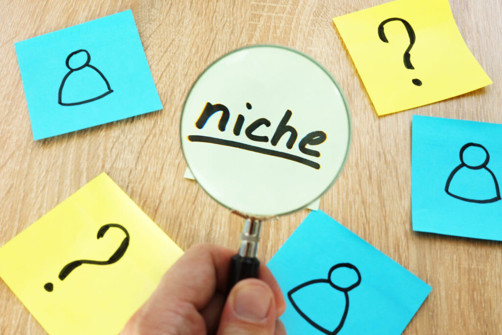 Image showing the concept of finding a niche