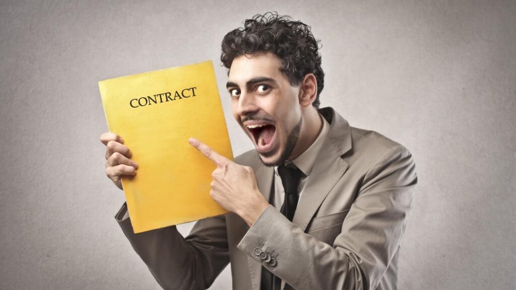 Cleaning business contract
