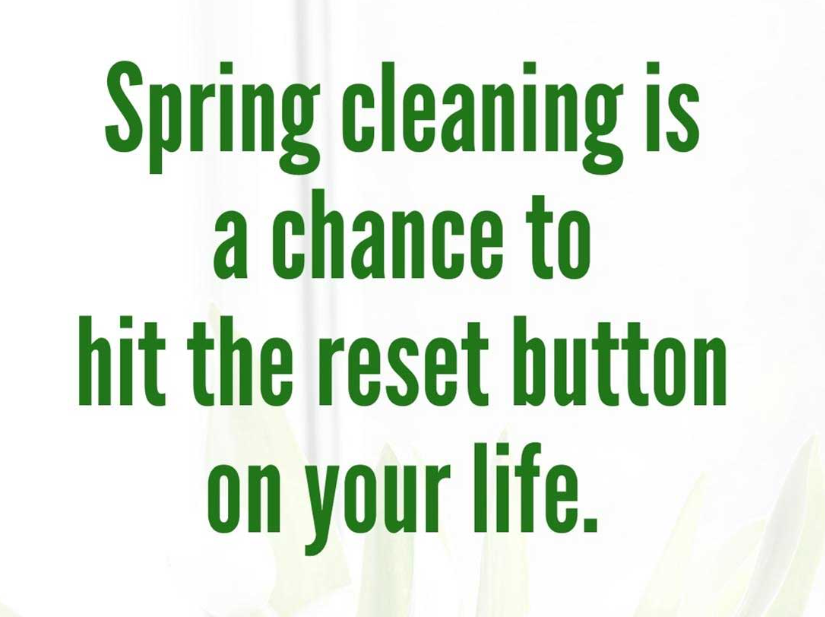 spring cleaning slogan