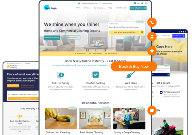 Cleaning website theme